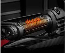 New Universal Motorcycle 22mm Hand Heated Grips Molded Grips ATV Warmers Adjust Temperature Hot Handlebar