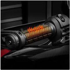 New Universal Motorcycle 22mm Hand Heated Grips Molded Grips ATV Warmers Adjust Temperature Hot Handlebar