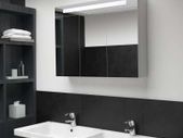 LED Bathroom Mirror Cabinet 88x13x62 cm