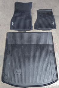Genuine Audi A4 Front Rubber Mats & Rubber Boot Liner