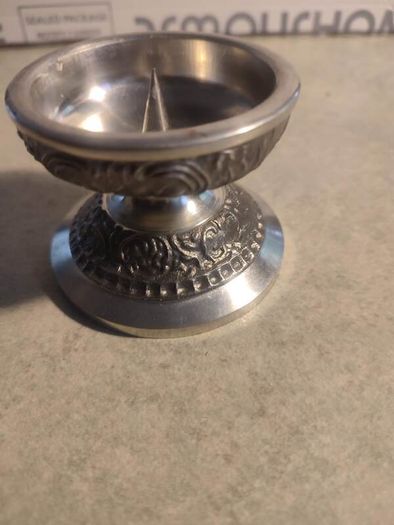 Vintage Mullingar, Ireland Pewter Candle Holder