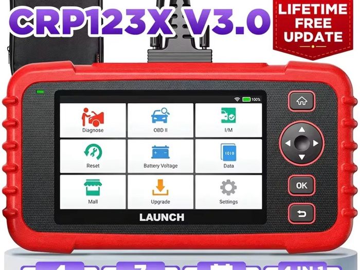 Launch 123x car diagnostics tool NEW 7 reset