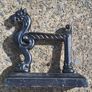 19th Century Foo Dog Cast Iron Bootscraper/Fire Dog Image 6