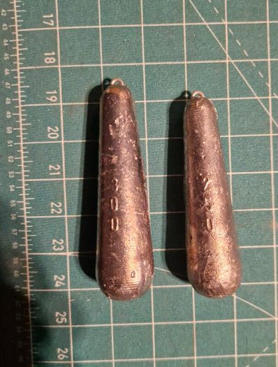 300g 250g fishing weights 1,30euro pcs