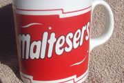 MALTESERS (Mars confectionery) - an older promotional mug (c. late 1980s)