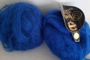 Mohair wool Royal blue