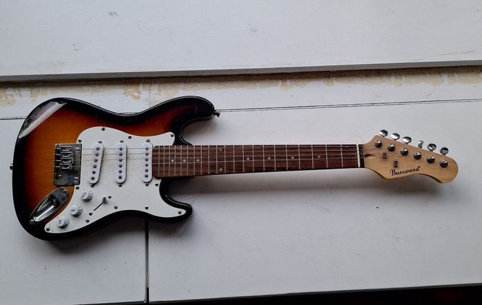 Burswood Electric Guitar Sunburst