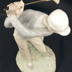 LLADRO Golfer Male Figurine (very rare) Price reduced to sell