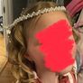 communion tiara  crown NEW  unused white Image 6