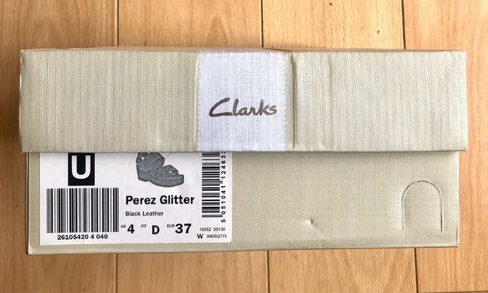 Clarks Women's Perez Glitter Fashion Sandals Size 4