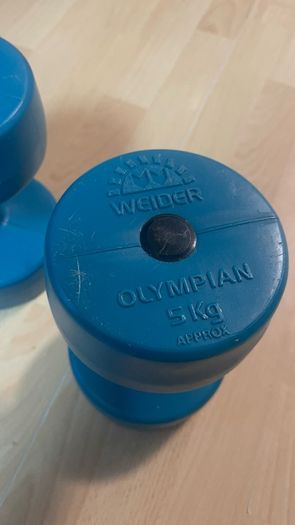 Weider Olympian Dumbells 5kg each