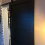 Bavaria black 5 panel barn door Image 2
