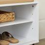 Shoe Cabinet with Sliding Doors and Seat Cushion Image 4