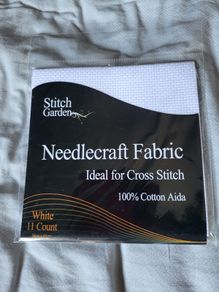 Cross stitching Aida 30x45 white embroidery fabric