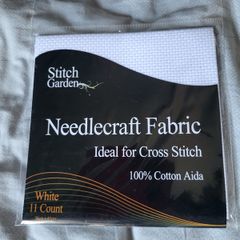 Cross stitching Aida 30x45 white embroidery fabric