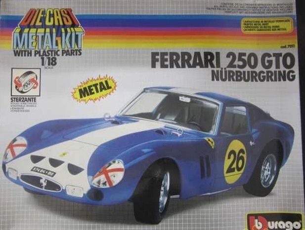 Ferrari 250 GTO 1/18 Kit ultra rare year 1981