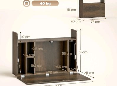 wall desk
