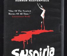 Suspiria DVD Horror movie staring Jessica Harper, Stefania Casini and Udo Kier