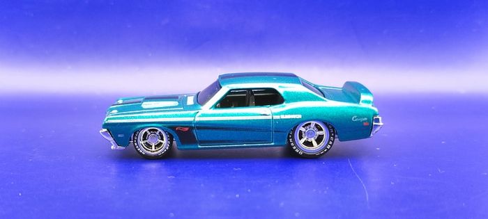 Hot Wheels '69 Mercury Cougar Eliminator with custom wheels, mint condition.