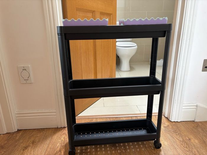 bathroom shelves