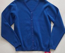 Royal Blue School Cardigan