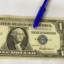 USA 1957 1 Dollar banknote rare serial  star 98489894 A Image 2