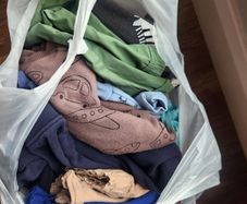 Free bag of baby boys clothes