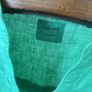 Green linen blouse Uk 8-12 Image 8