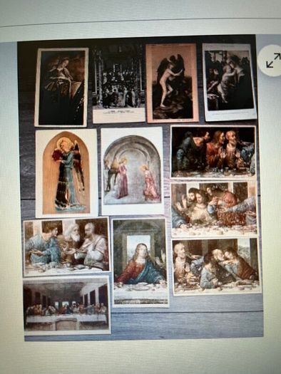 Christian Religion Themed Postcards x 48. 3 for 1 euro. 15 euro the lot