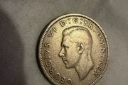 1948 British Two Shillings featuring King George VI.