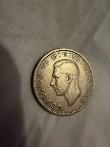 1948 British Two Shillings featuring King George VI.