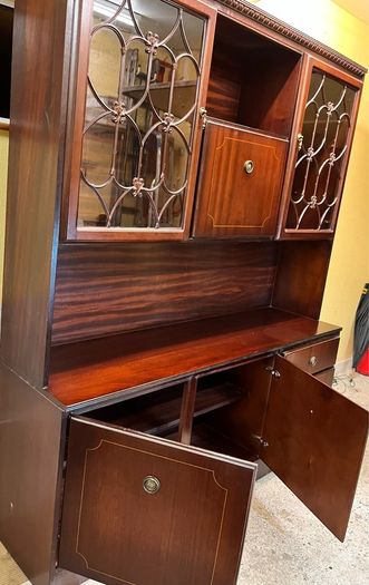 Mahogany drinks cabinet