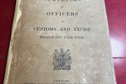 Rare 1913 General instructions surveyors  customs and excise book