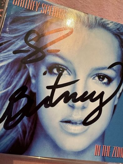 Britney Spears - In The Zone - Signed CD