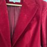 Karen Mullen red velvet blazer Size 10 Image 6