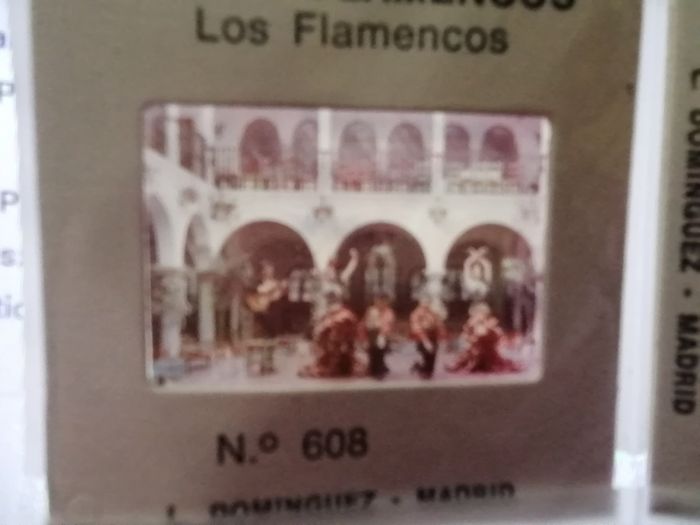 Bailes Flamenco Photographic Slides Vintage