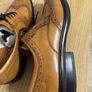 ECCO Men Leather Wingtip Brogues Tan Size EU 40 Worn Few Times only Image 5