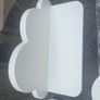 White Cloud Shelves and Coat Hook Set with night light Image 3