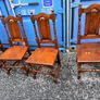 Antique table and 6 chairs Image 9
