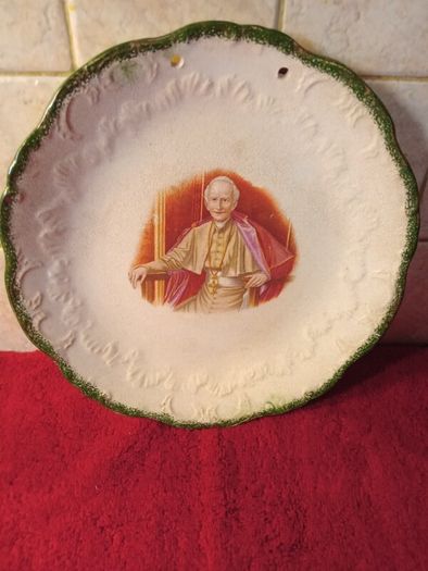 Vintage  Pope Leo Xiii - Plaque/ Plate