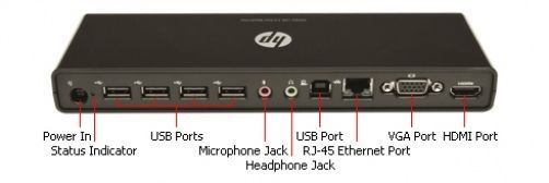 HP 2005pr USB 2.0 Port Replicator - docking station (NEW)