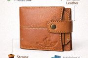 Genuine Leather Wallet Luxury Handmade RFID Secure Wallet Card Holder