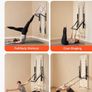 Wall-Mounted Pilates Reformer Springboard Maple Wood Resistance Training System for Home & Studio Image 4