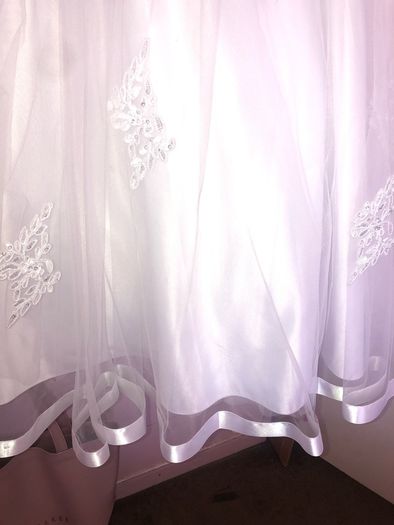 Stunning twin communion outfits