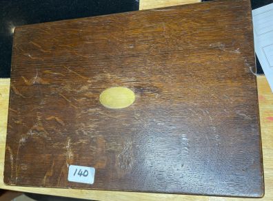 1 antique wooden display box