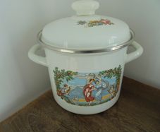 New Enamel Pot