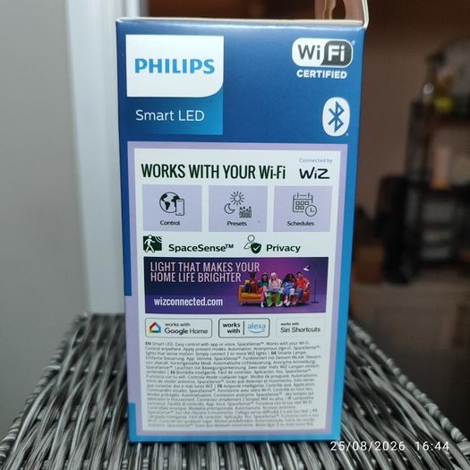 Philips B22 LED RGB & tunable white A60 Dimmable Smart bulb