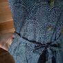 MIDI dress sleeveless navy white pattern Mountain Warehouse New 38/10 Image 3