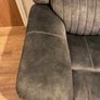 X2 2 seater grey suede recliner couch Image 3