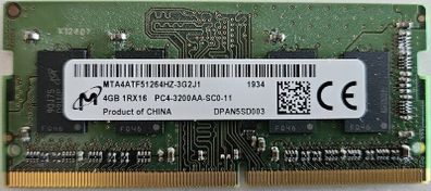 2 X 4gb Ddr4 Laptop Ram